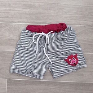 Arkansas Razorback / Hogs Smocked Swim Trunks 4T